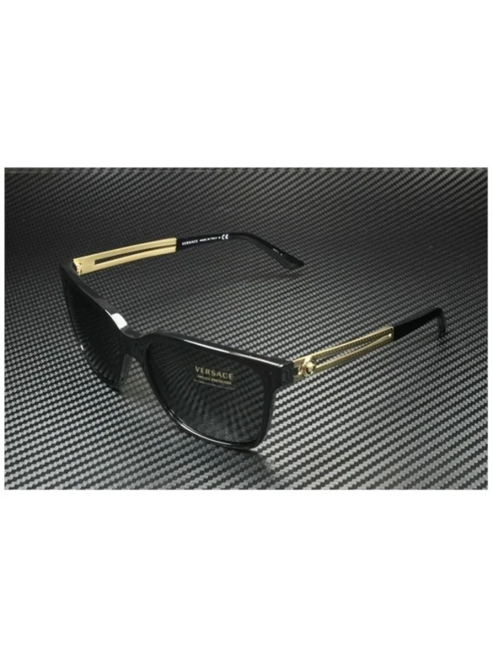 New Versace Men  Black Sunglasses  58- 17-